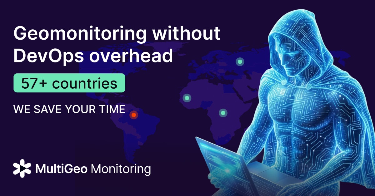 MultiGeo Monitoring  - Main product screenshot demonstrating key features and user interface