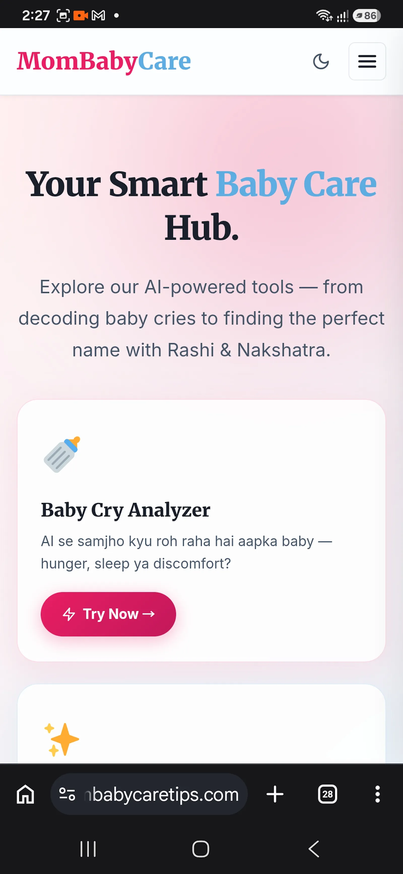 Mom Baby Care Tips screenshot 3