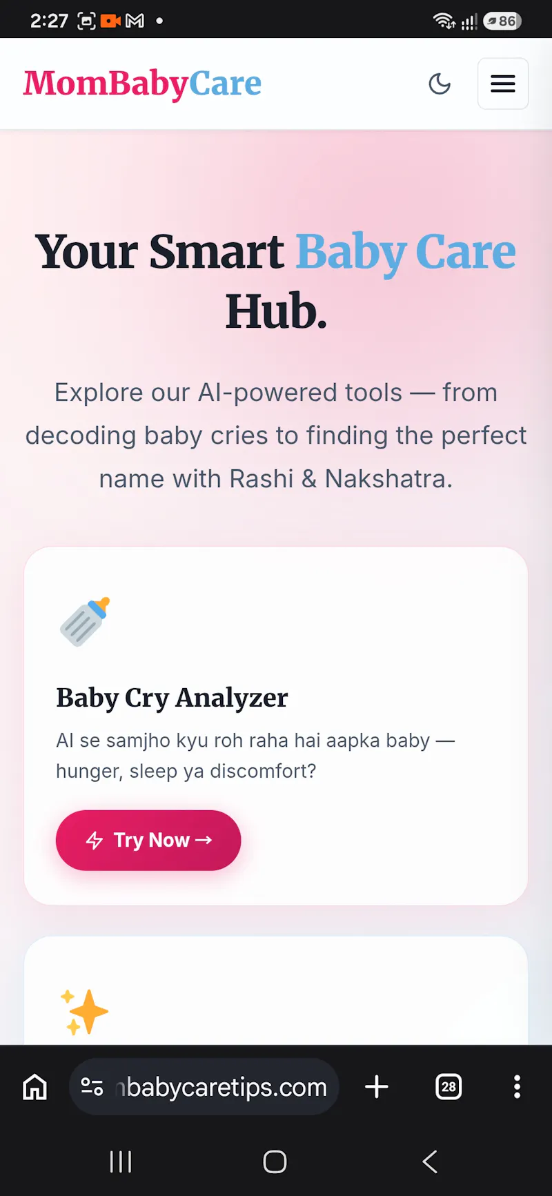 Mom Baby Care Tips screenshot 3