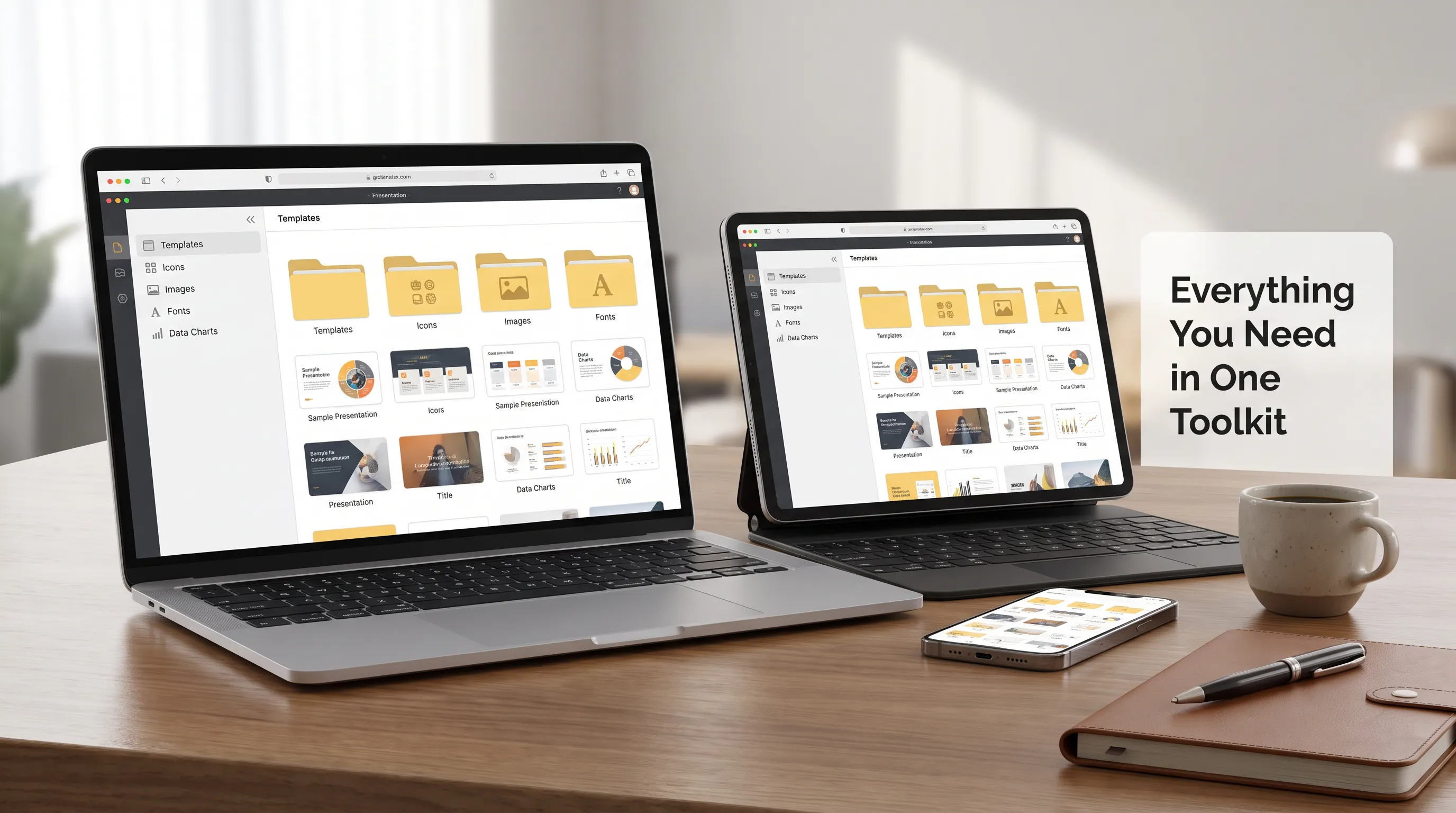 Complete Presentation & Pitch Deck Tool screenshot