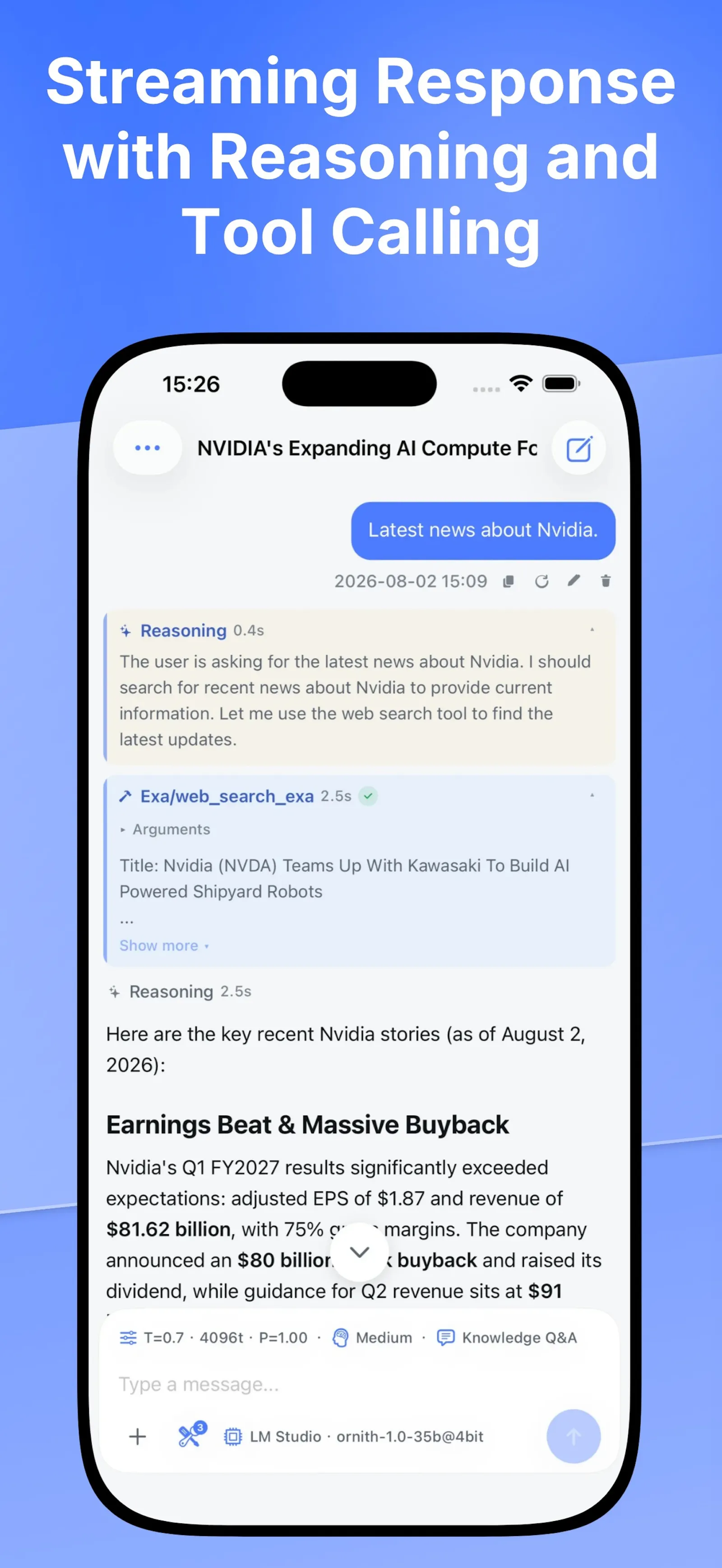 BayesChat screenshot 3