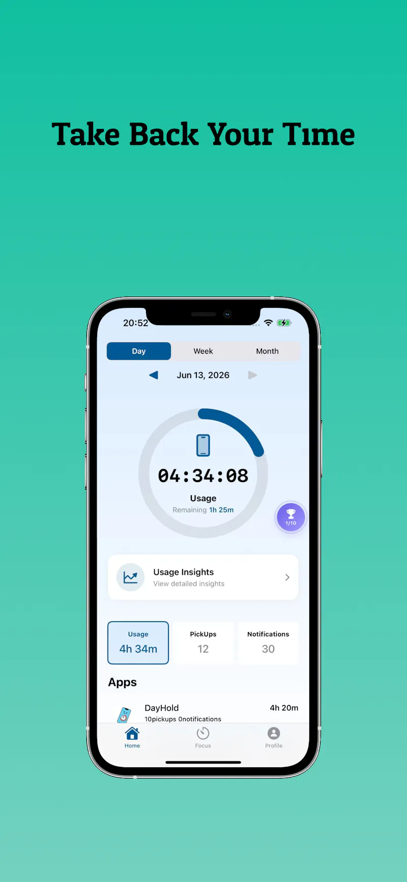 DayHold-Reduce Screen Time screenshot 4