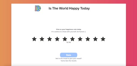 Is The World Happy Today gallery image