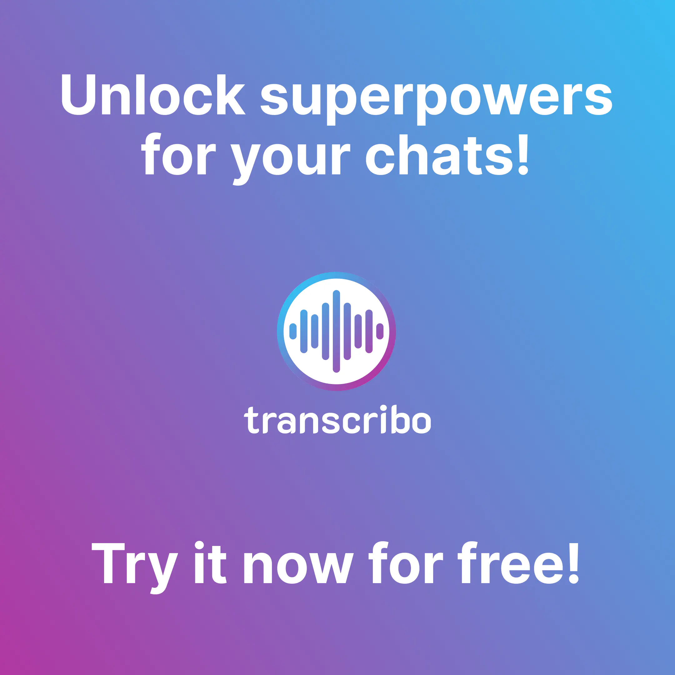 Transcribo - WhatsApp Bot gallery image