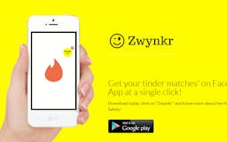 Zwynkr - Tinder to Facebook media 1