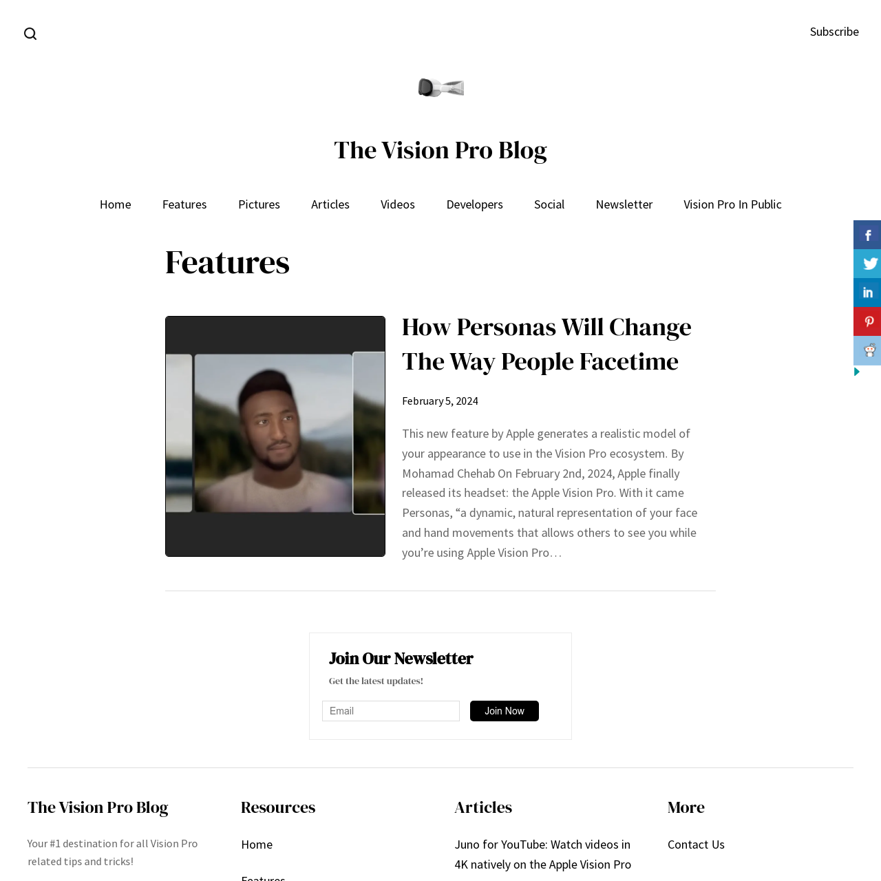 The Vision Pro Blog - Stay Updated - Receive tips, tricks & updates on the Apple Vision Pro media 2