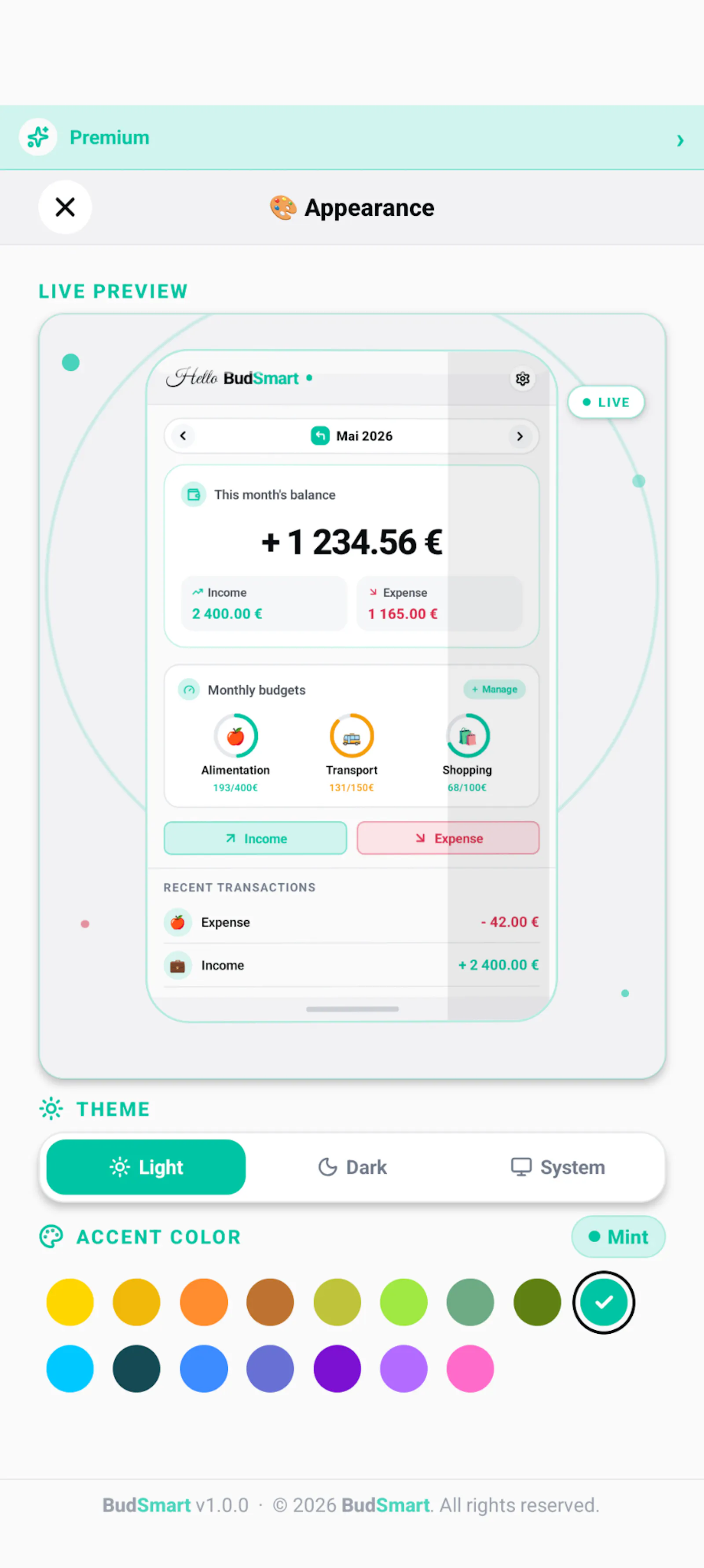 First BudSmart launch screenshot 6