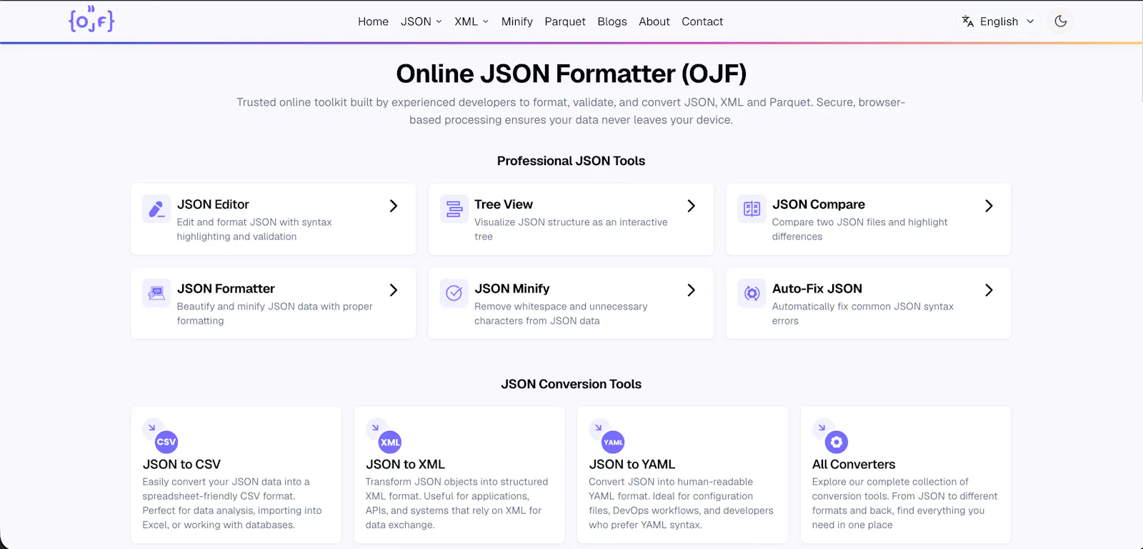 OJF - Online JSON Formatt screenshot 3