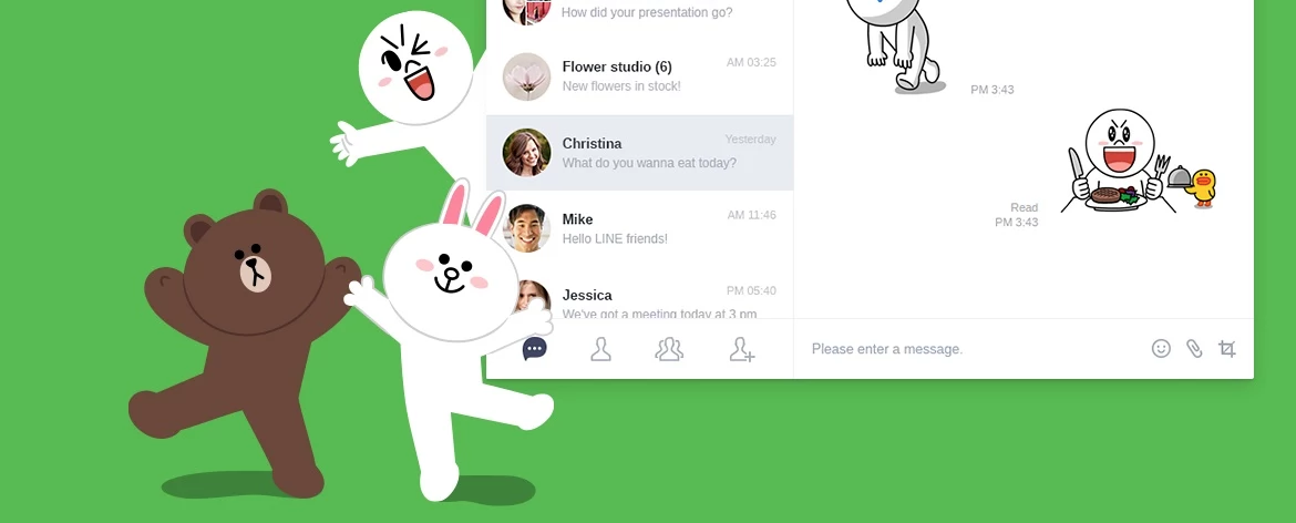 LINE for Chrome gallery image