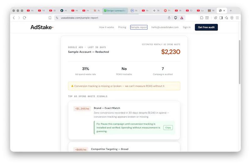 AdStake screenshot 2