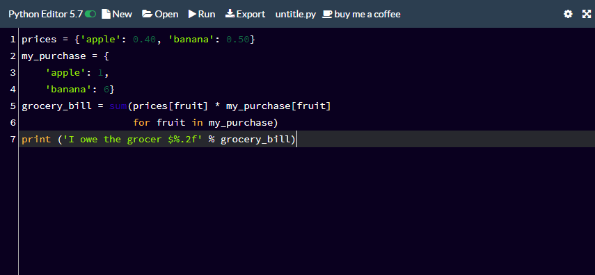 Python Editor v5.7 gallery image