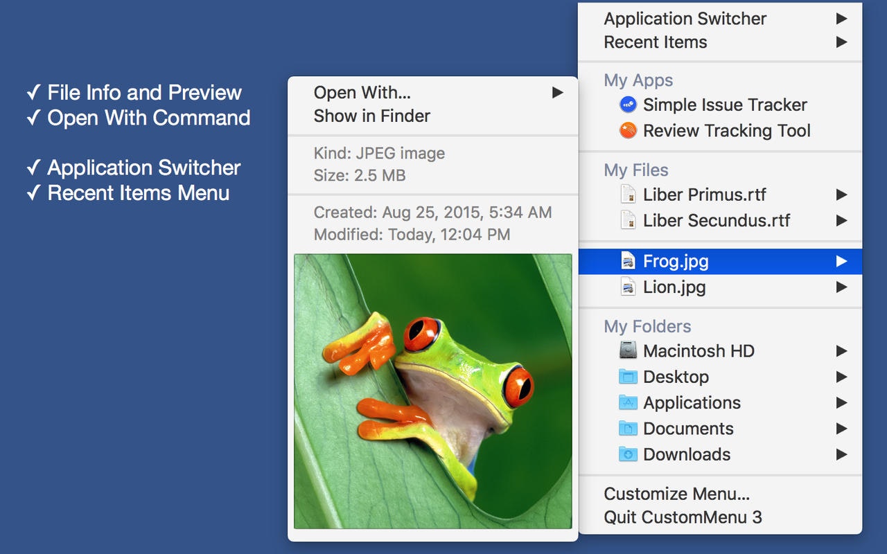 CustomMenu 3 gallery image
