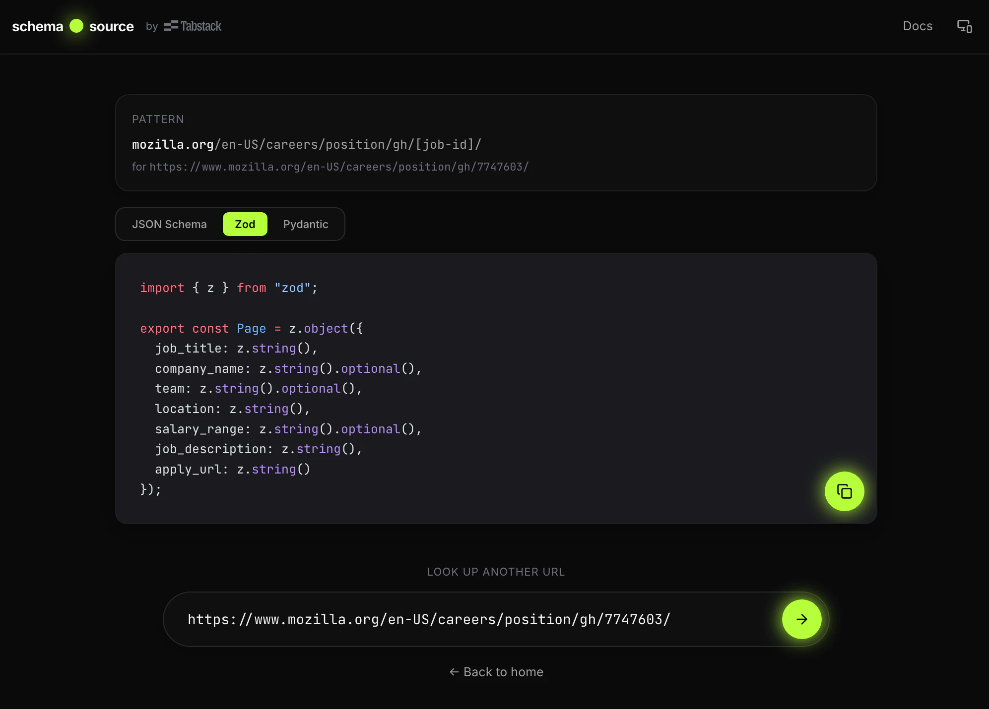 Schema Source screenshot 3