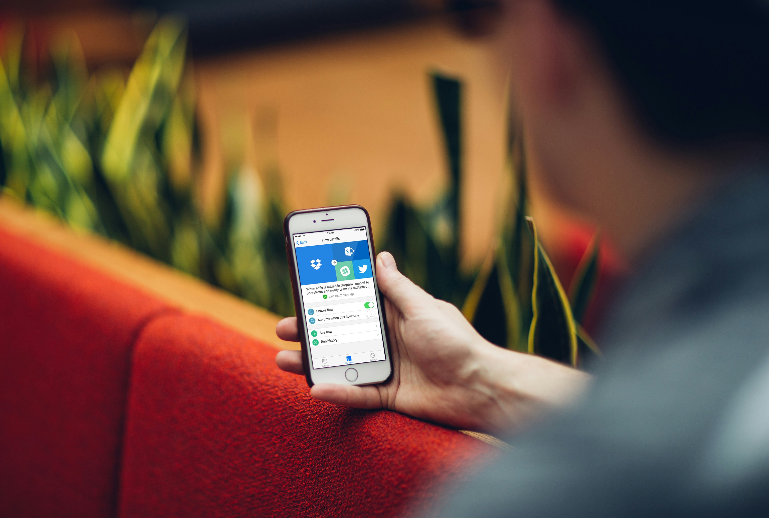 Microsoft Flow Official App gallery image