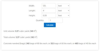 Concrete Calculator For Slab gallery image