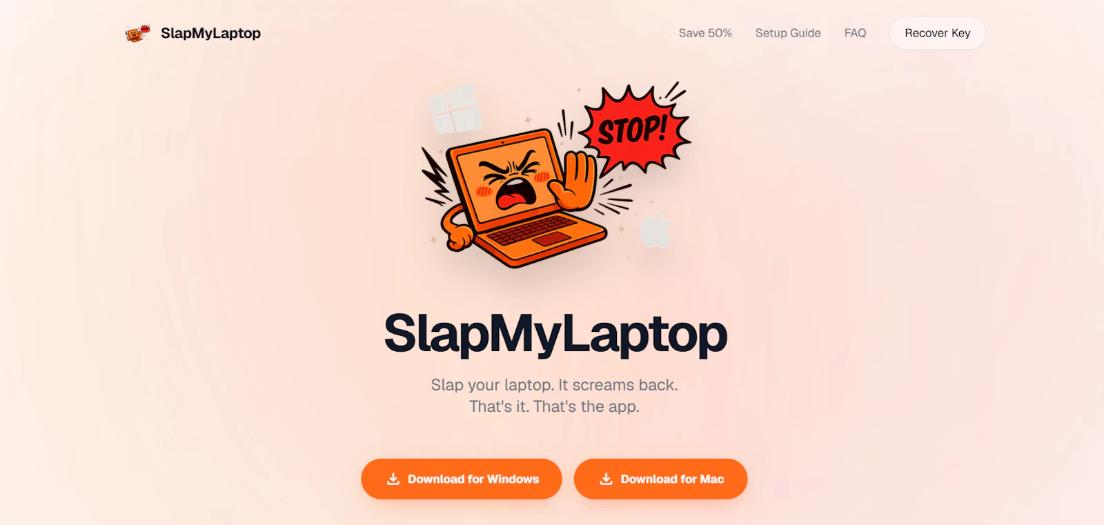 Slapmylaptop screenshot 3