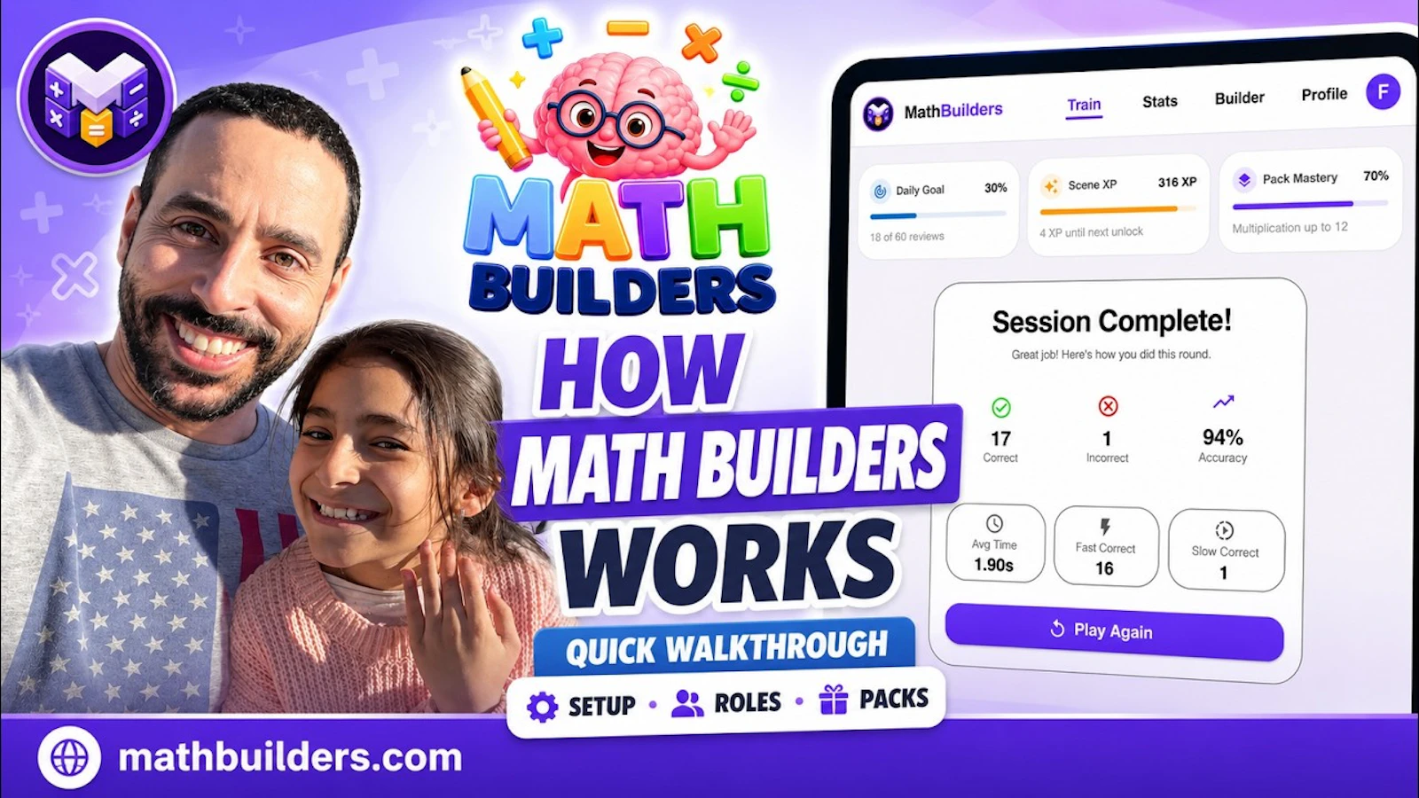 Math Builders screenshot 1 (video preview)