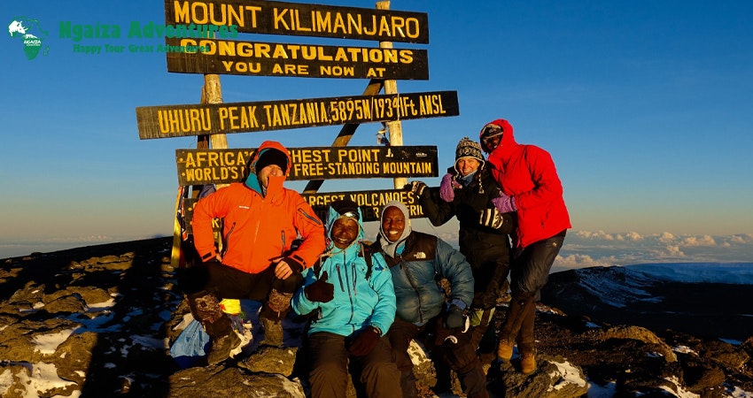 Berg Kilimanjaro Klettern