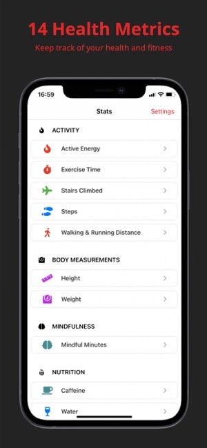 Stats - Health, Fitness Widget gallery image