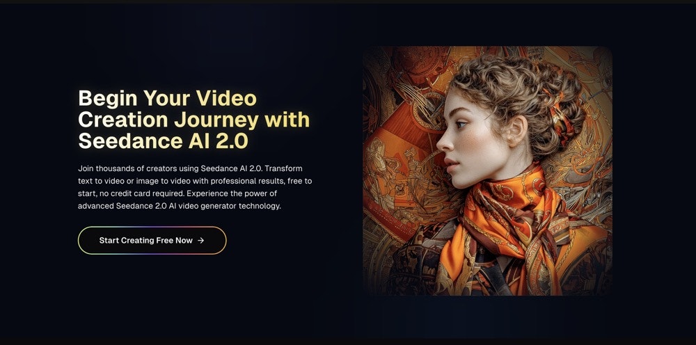 Seedance 2.0 Video Generator - Screenshot 3 showing product features and functionality