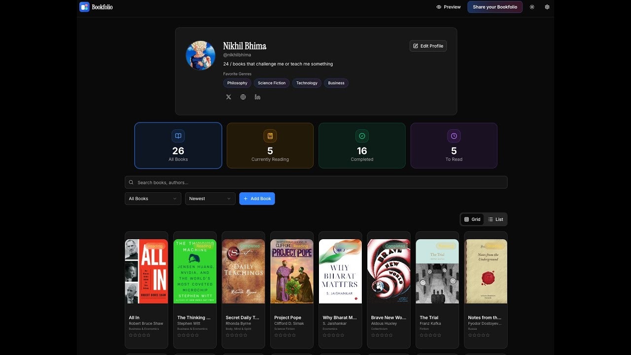 Bookfolio gallery image