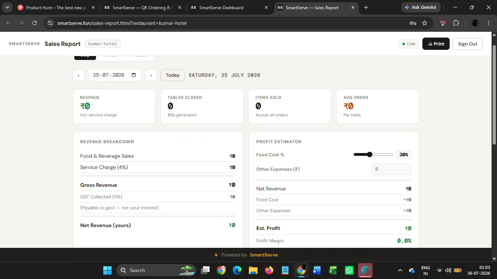 SmartServe  screenshot 2