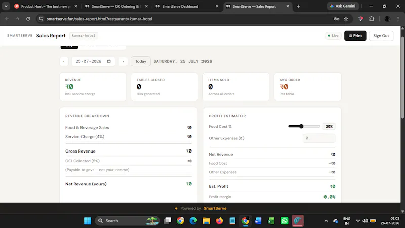 SmartServe  screenshot 2