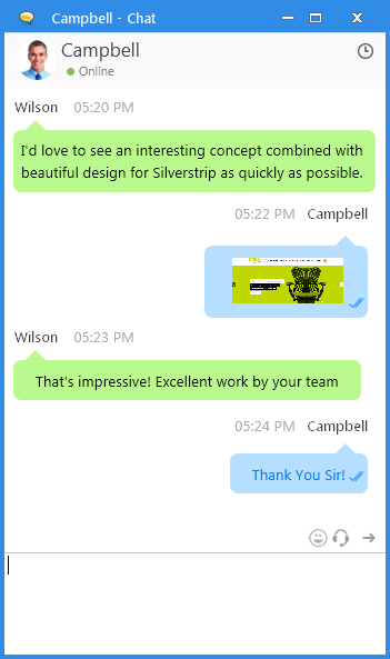 Local Area Network Messenger - Output Messenger