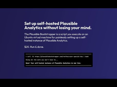 The Plausible Bootstrapper gallery image