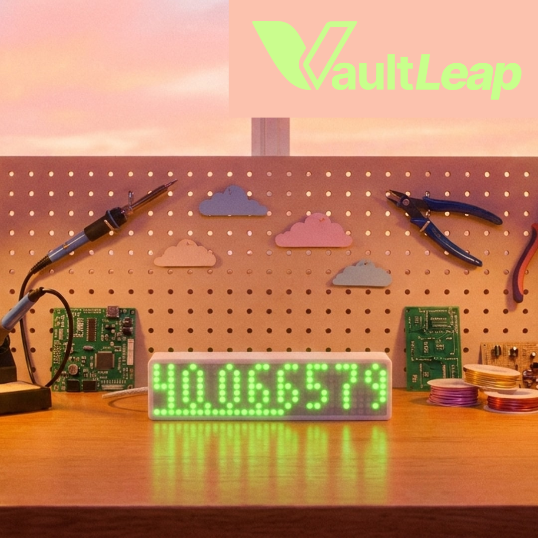 VaultLeap Money Clock gallery image