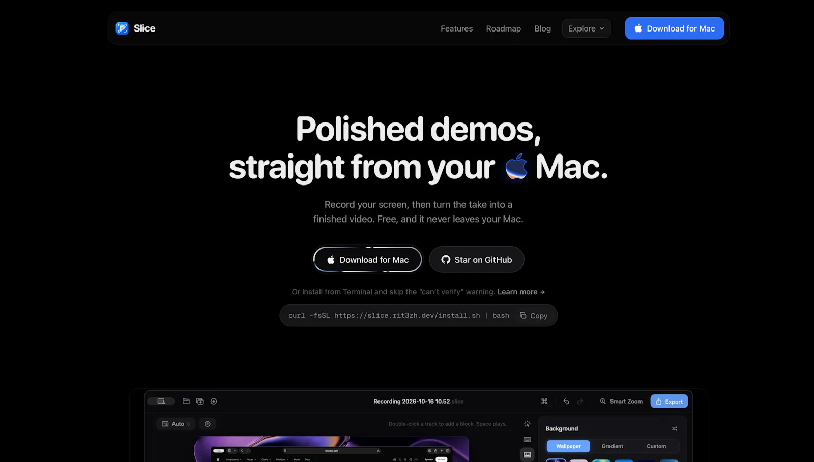 Slice screenshot 3