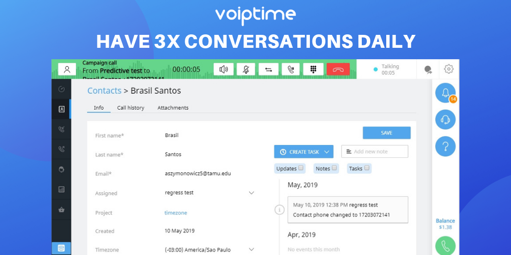 Voiptime Cloud Cold Calling Software gallery image