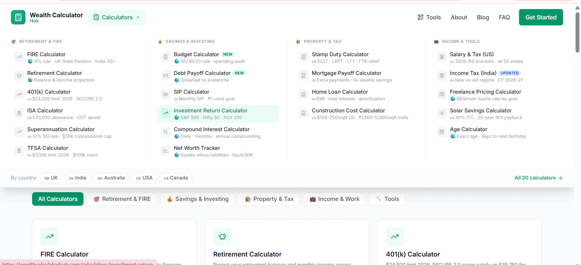 Wealth Calculator Hub gallery image