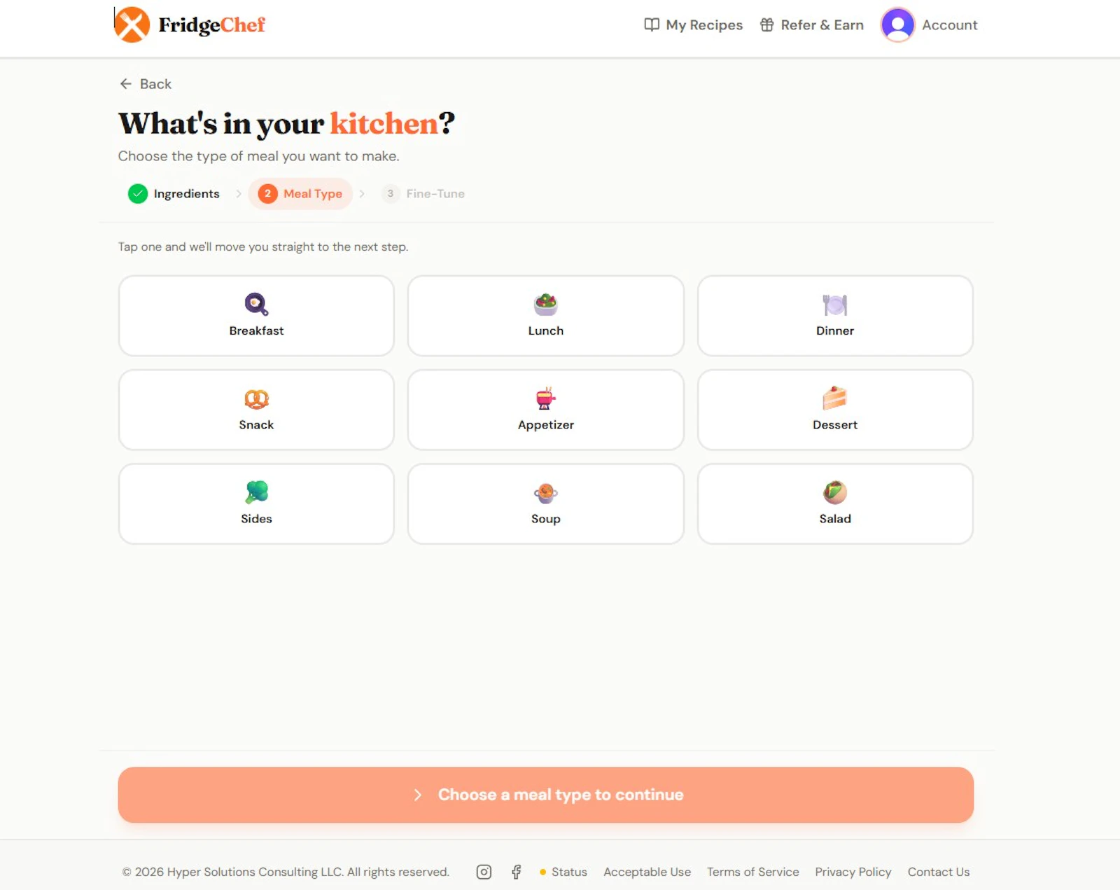 FridgeChef screenshot 1
