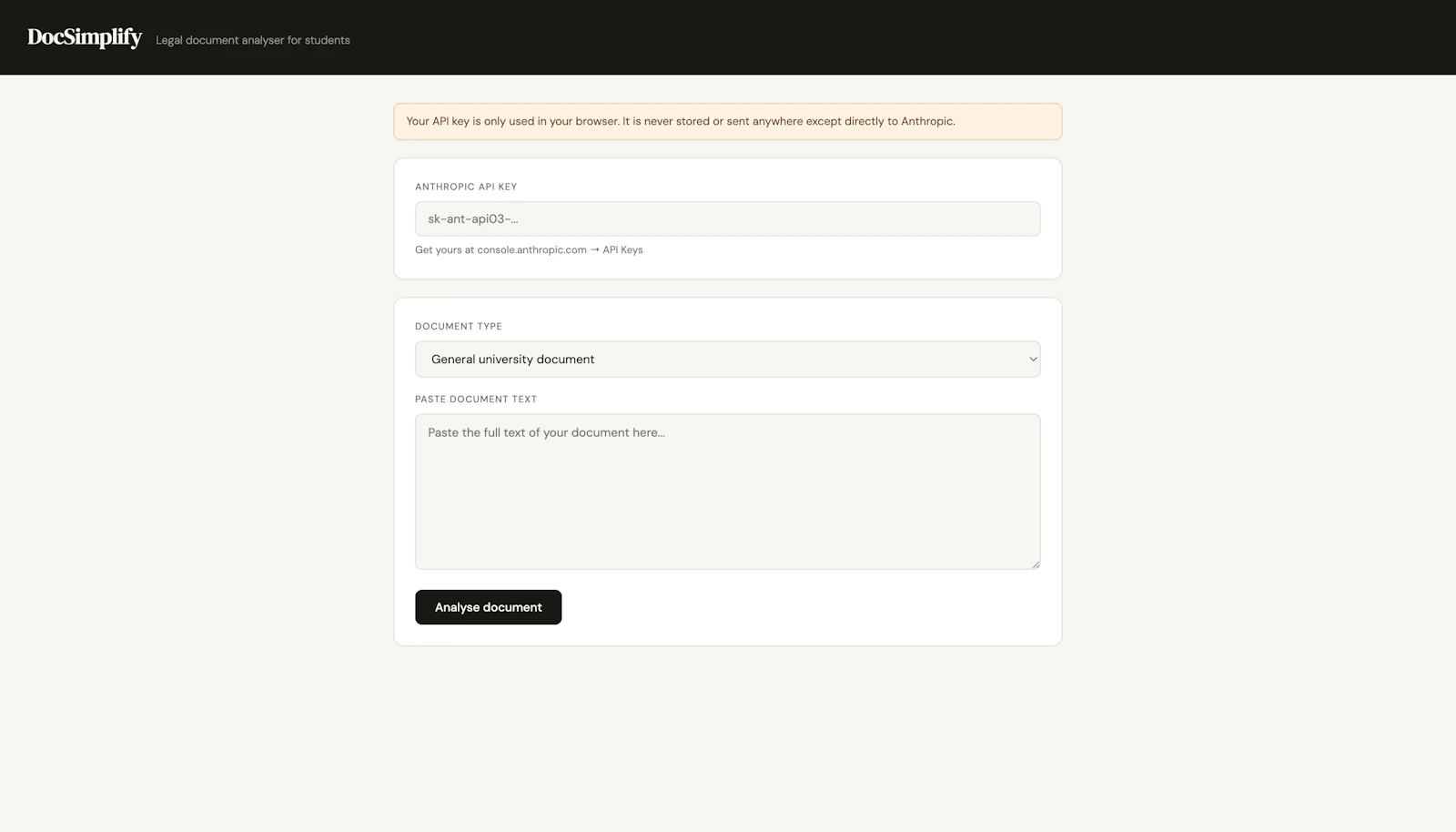 DocSimplify — Legal Document Analyser screenshot 4