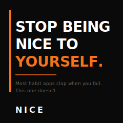 NICE - Habit Accountability