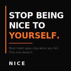NICE - Habit Accountability