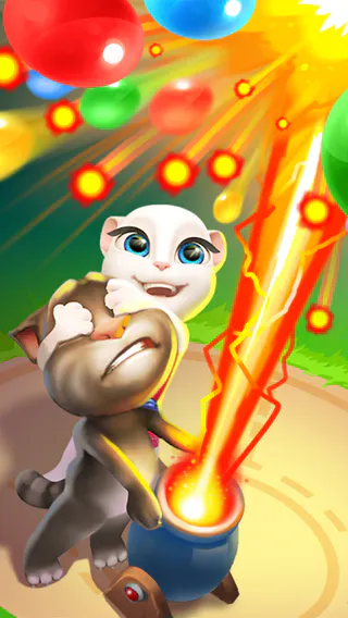 Talking Tom Bubble Shooter