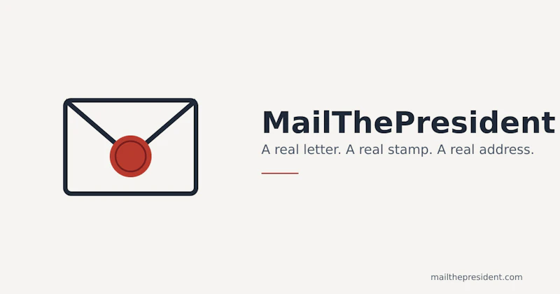 MailThePresident screenshot 2