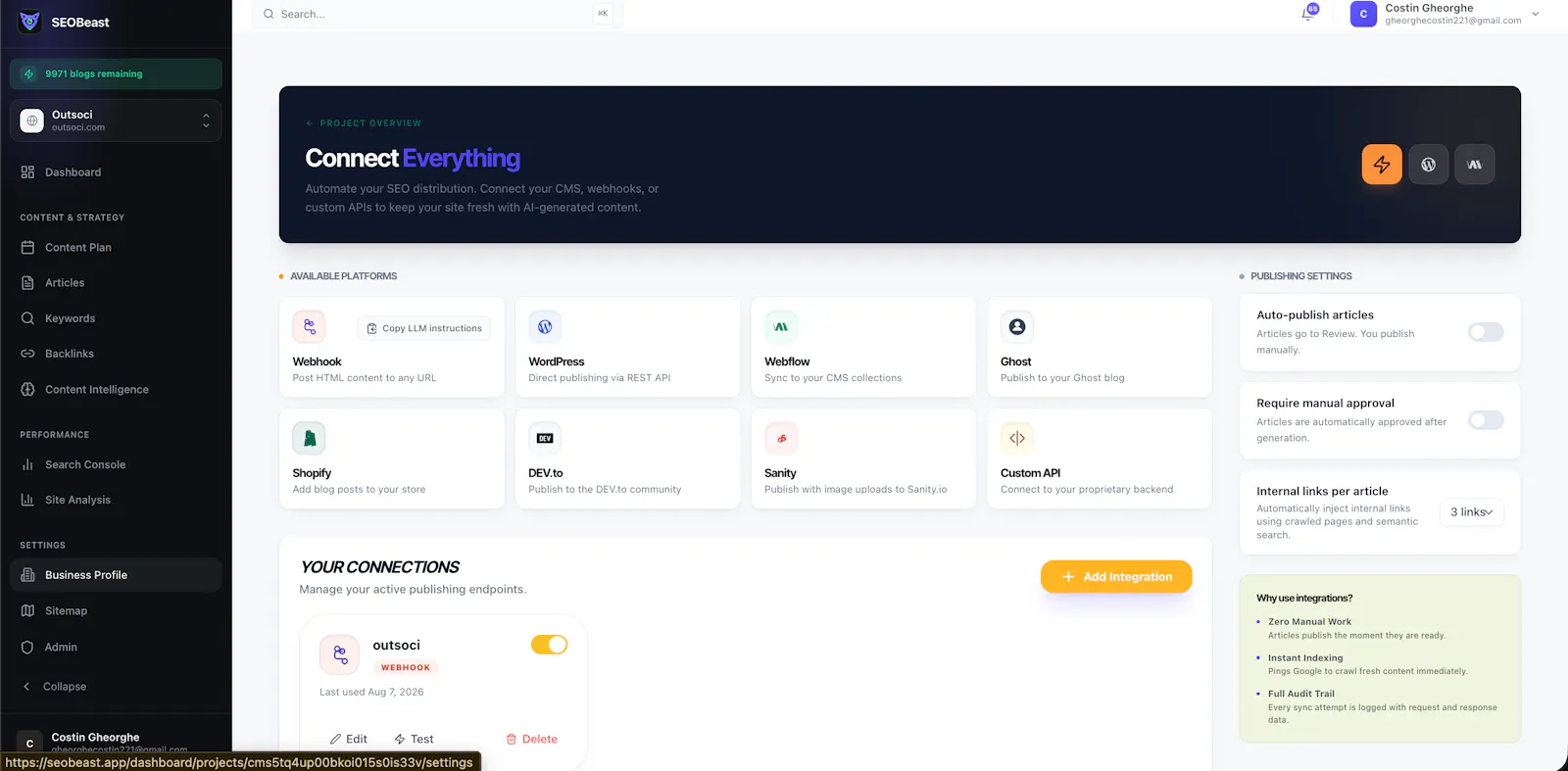SEOBeast screenshot 4