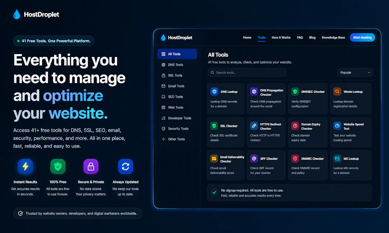 HostDroplet Tools screenshot 3