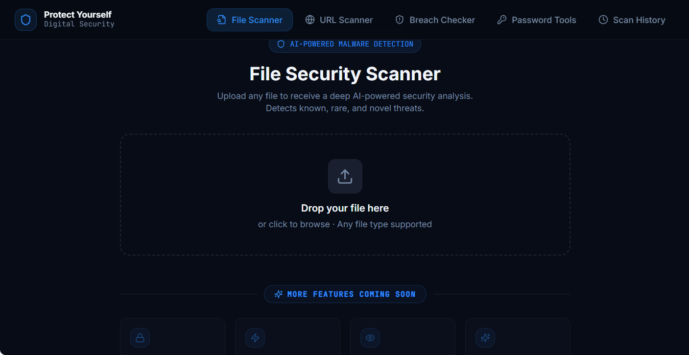 Protect yourself scanner and security gallery image