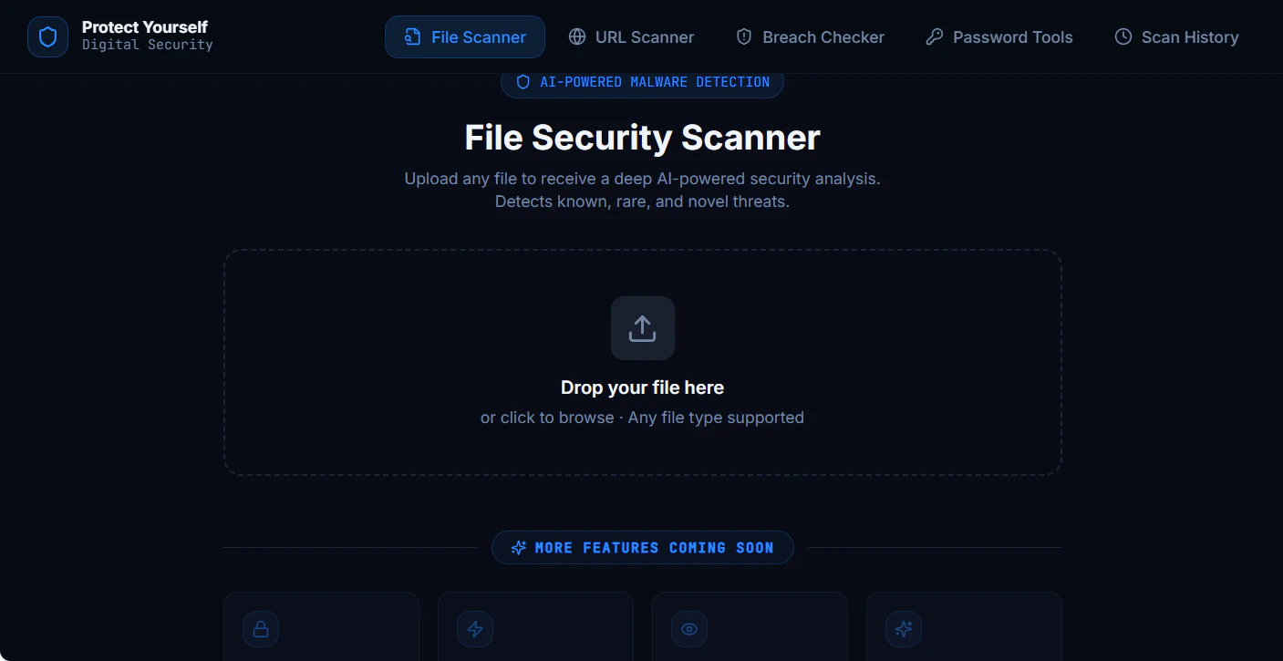 Protect yourself scanner and security screenshot 3