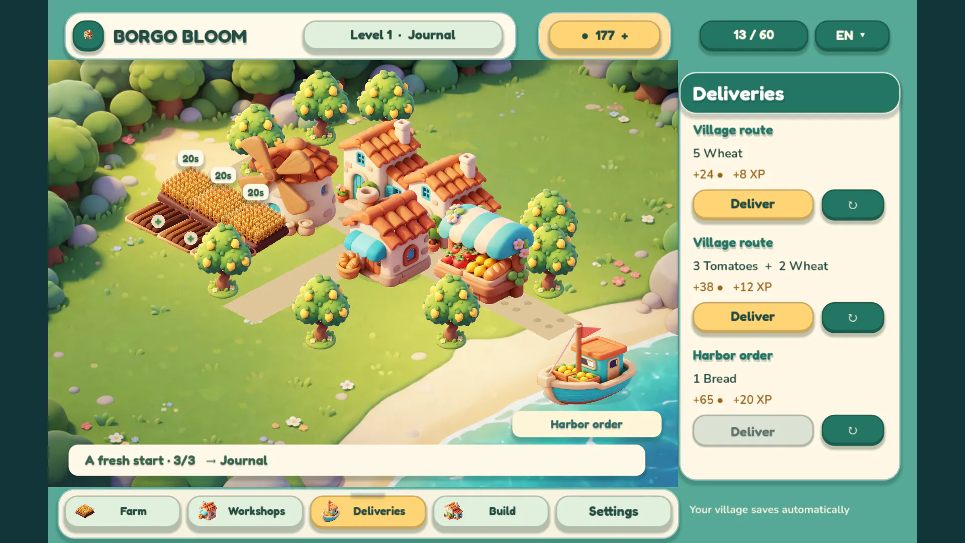 Borgo Bloom: Farm & Town gallery image