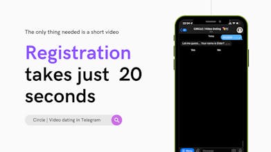 Circle | Video dating in Telegram gallery image