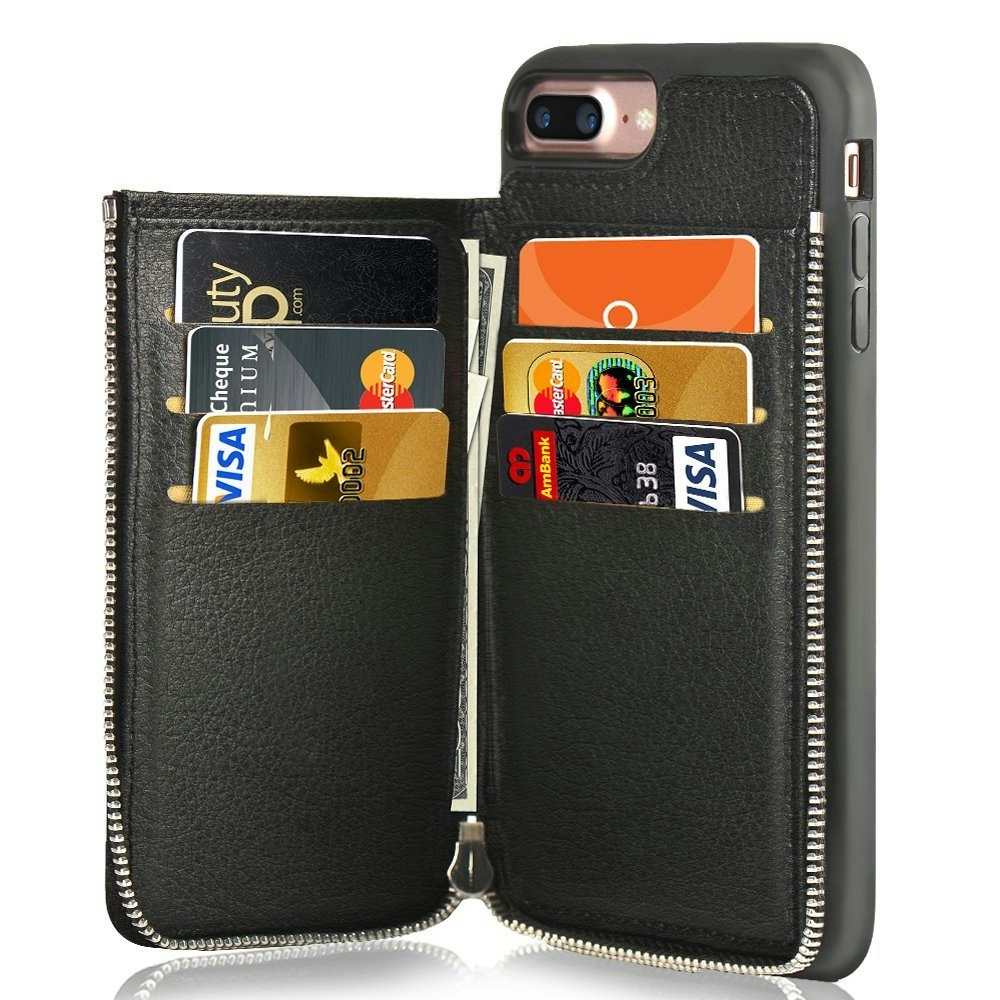 Phone case with zipper wallet gallery image