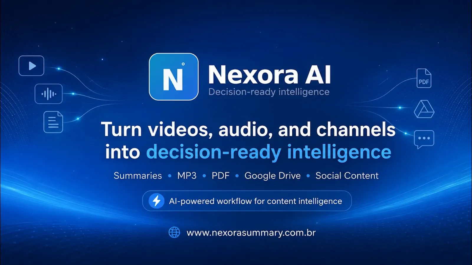 Nexora Summary screenshot 1 (video preview)