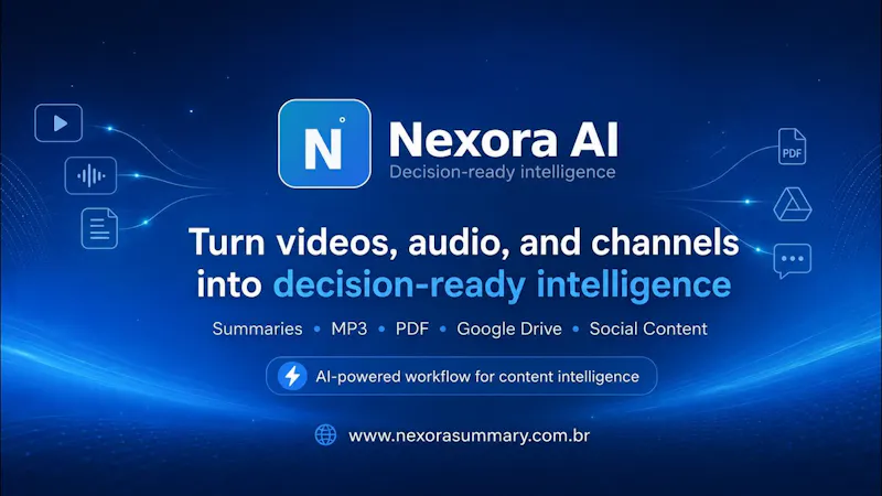 Nexora Summary screenshot 1 (video preview)