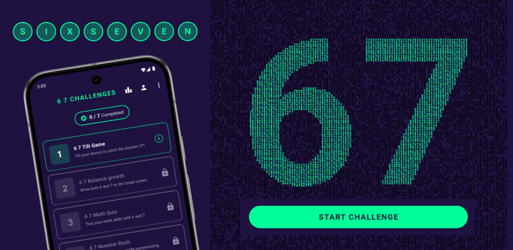 Six Seven challenges gallery image