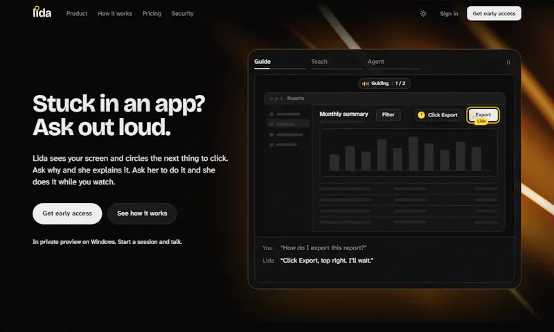 Lida screenshot 1